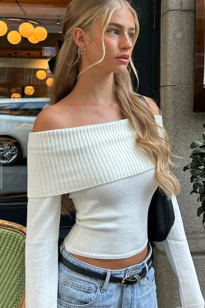 Milly - Off Shoulder Sweater