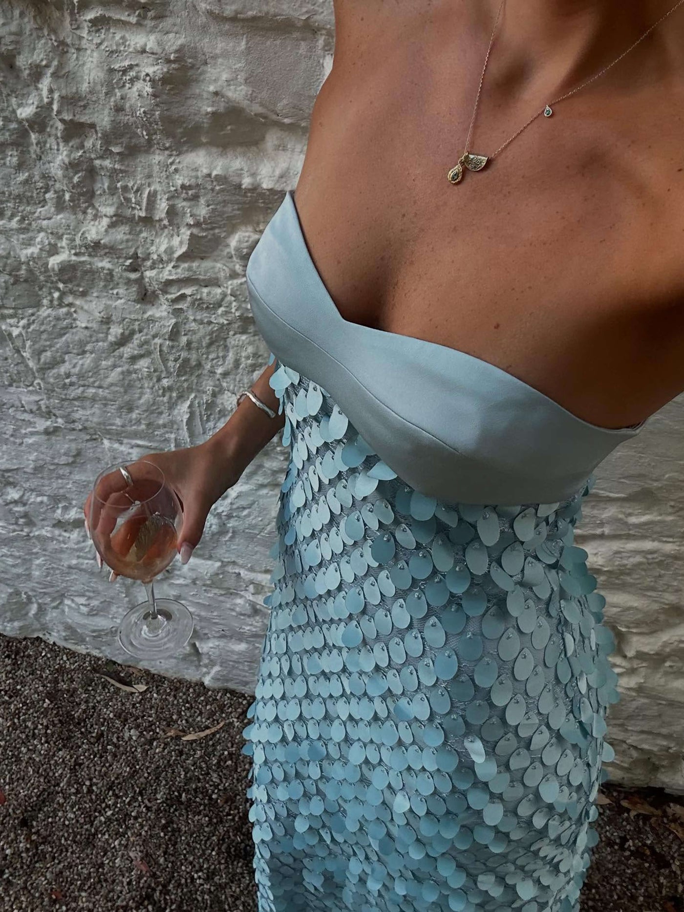 Abby - Strapless Maxi Dress