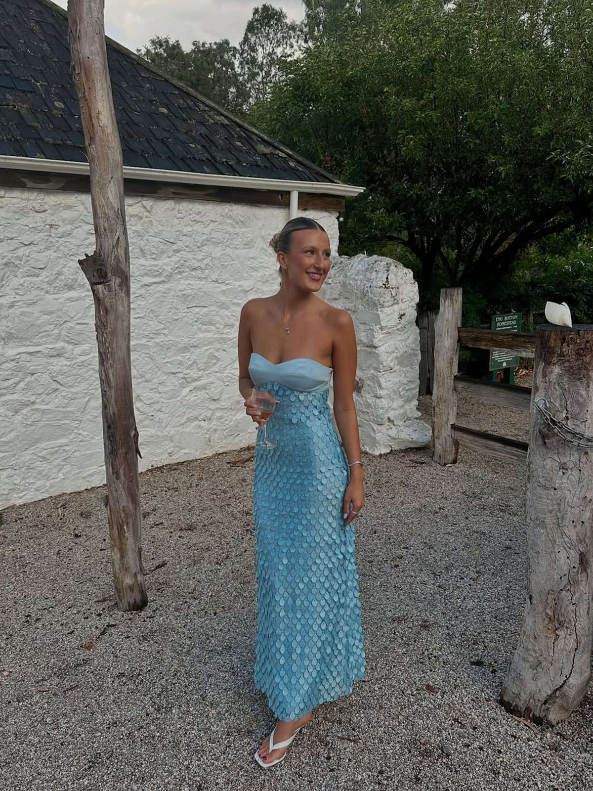 Abby - Strapless Maxi Dress