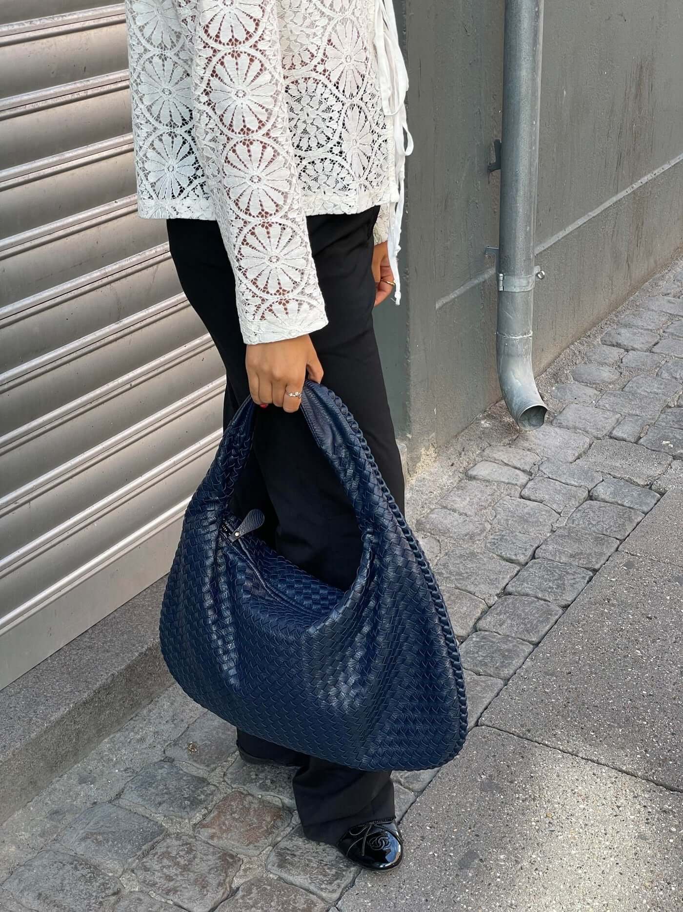 Lynn - Woven bag XL