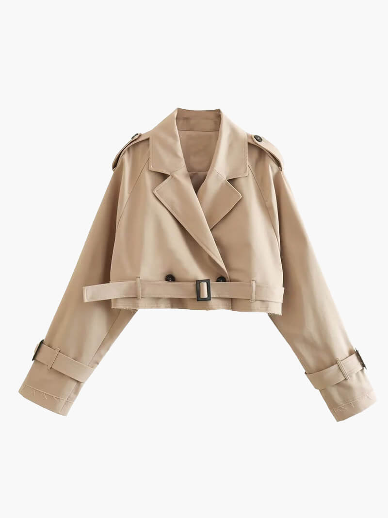 Nena - Cropped Trench Coat