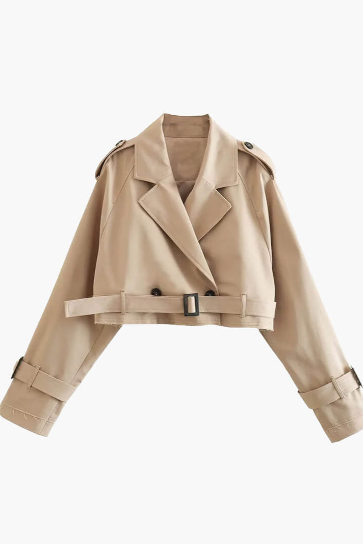 Nena - Cropped Trench Coat