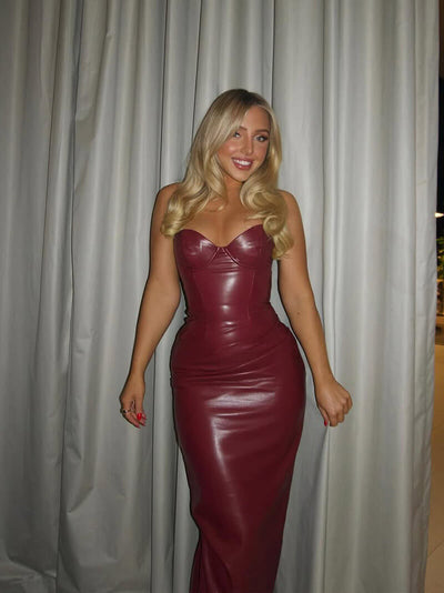Julia - Midi Dress Leather