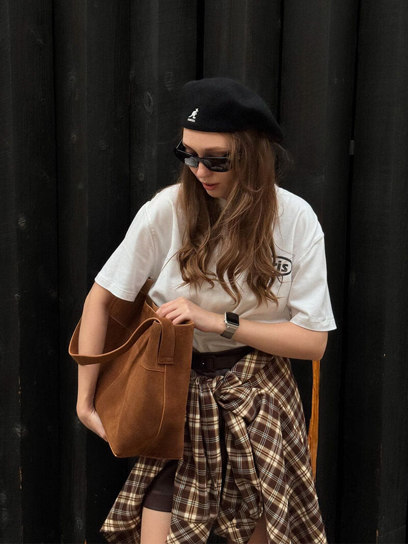 Lessly - Faux Suede Bag