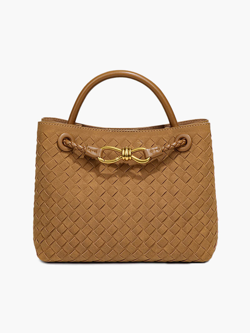 Lucia - Faux Suede Bag