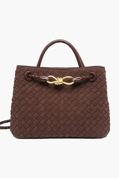 Lucia - Faux Suede Bag