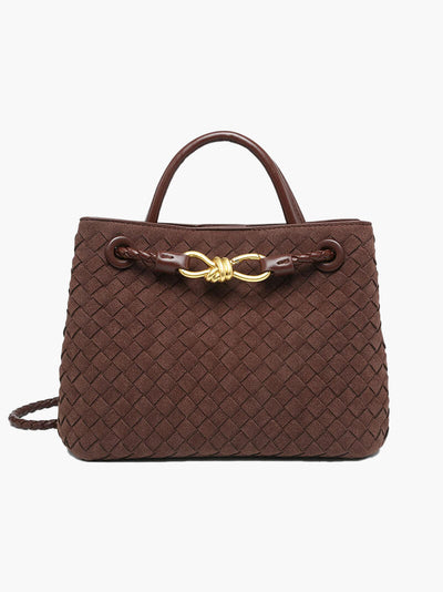 Lucia - Faux Suede Bag