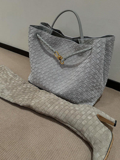 Lucia - Faux Suede Bag