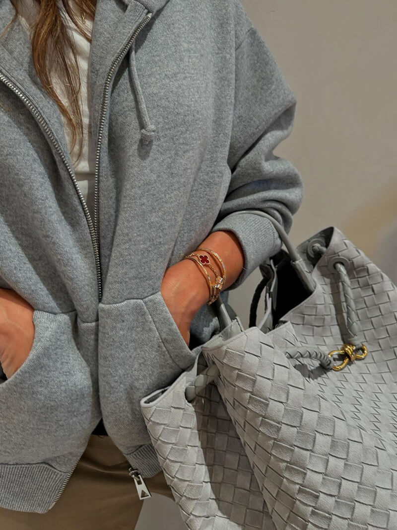 Lucia - Faux Suede Bag