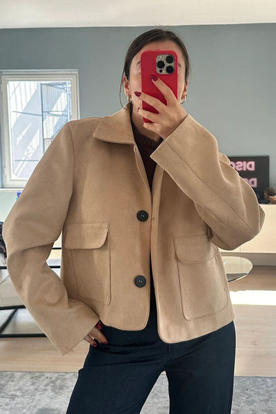 Miley - Faux Suede Jacket