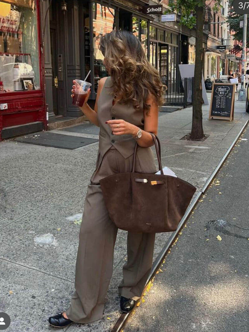 Melanie - Suede Bag