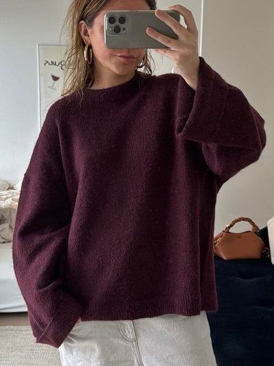 Ellen - Sweater Burgundy
