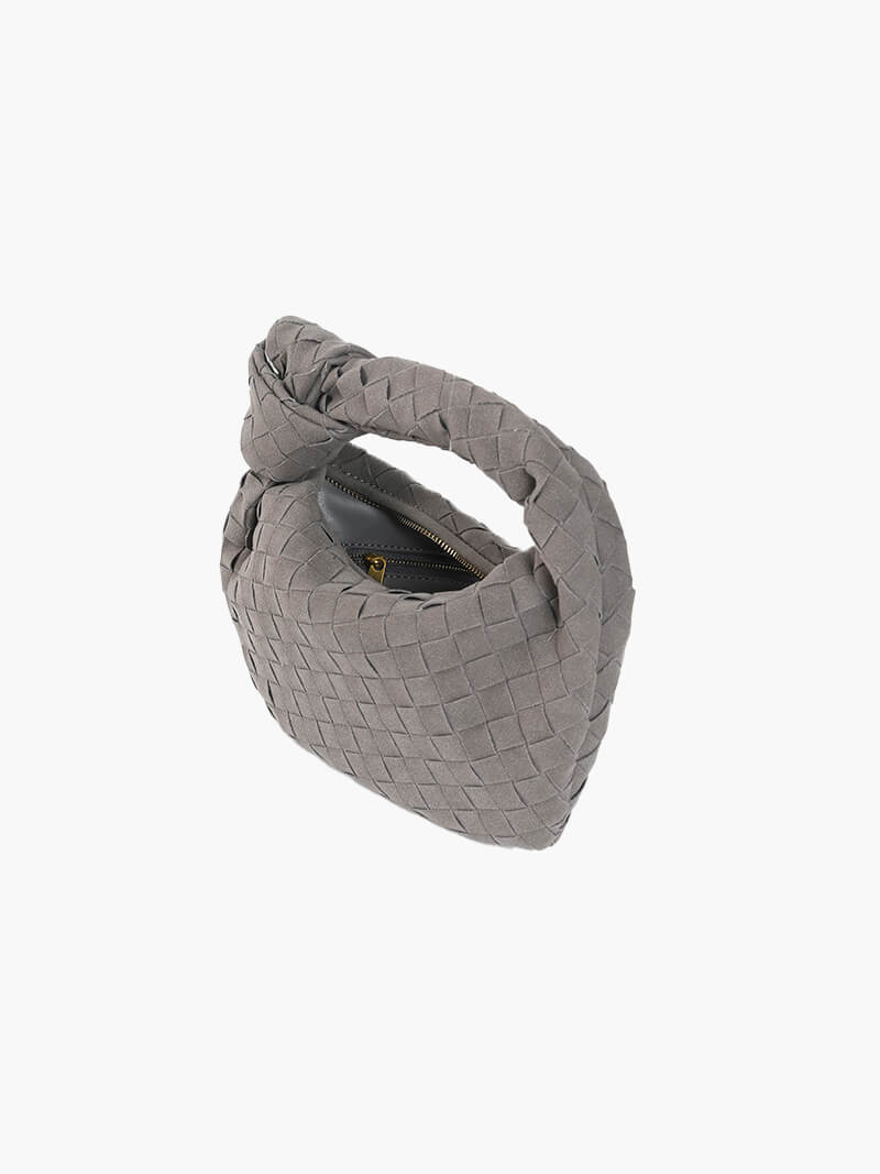 Mila - Woven Bag Mini Suede
