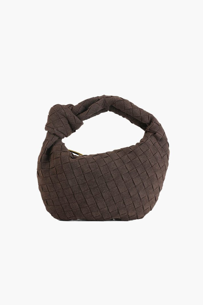 Mila - Woven Bag Mini Suede