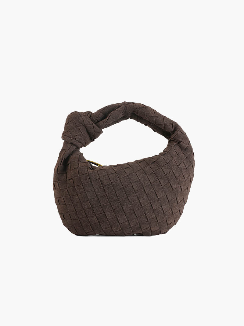 Mila - Woven Bag Mini Suede