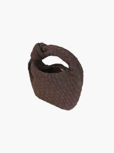 Mila - Woven Bag Mini Suede