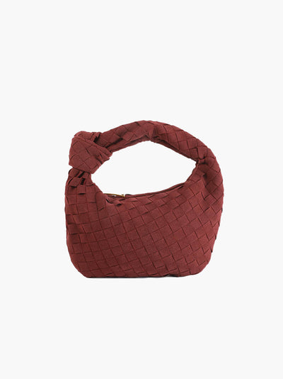 Mila - Woven Bag Mini Suede