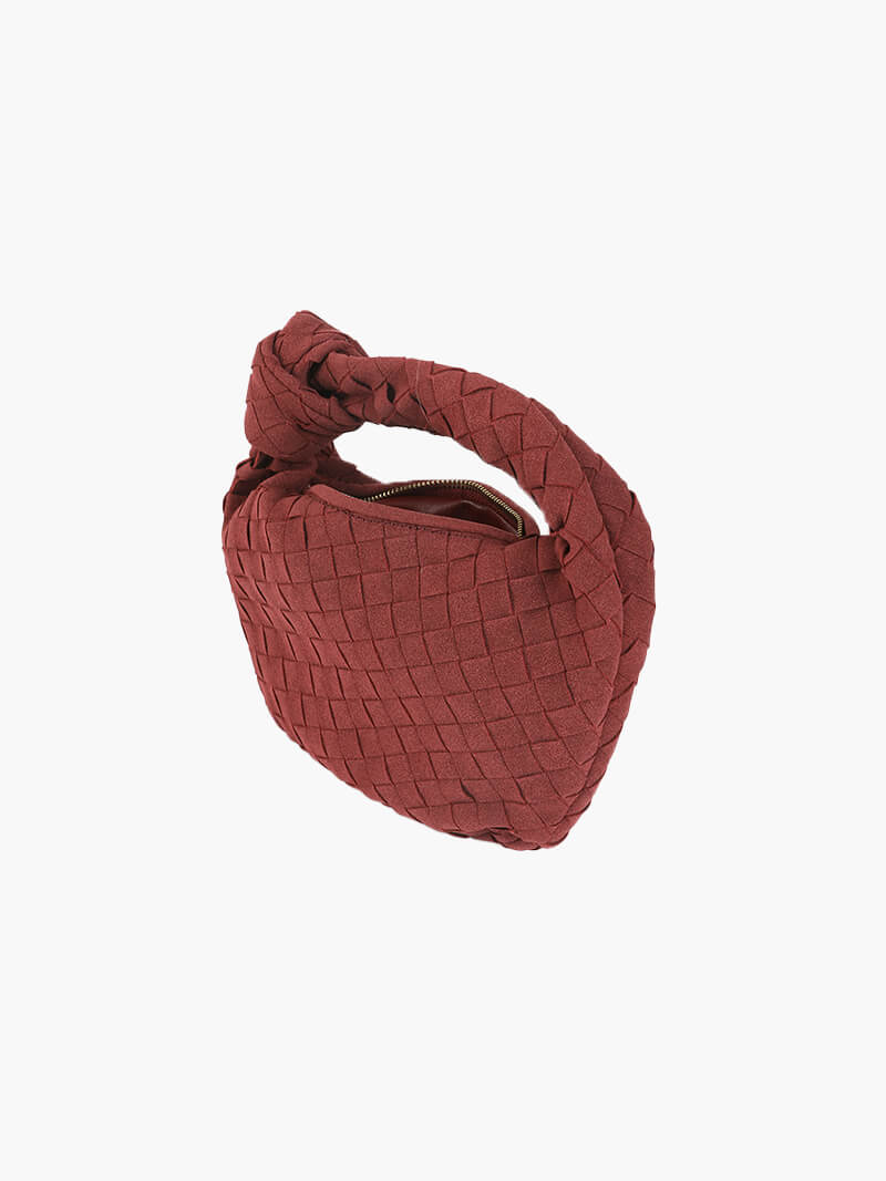 Mila - Woven Bag Mini Suede