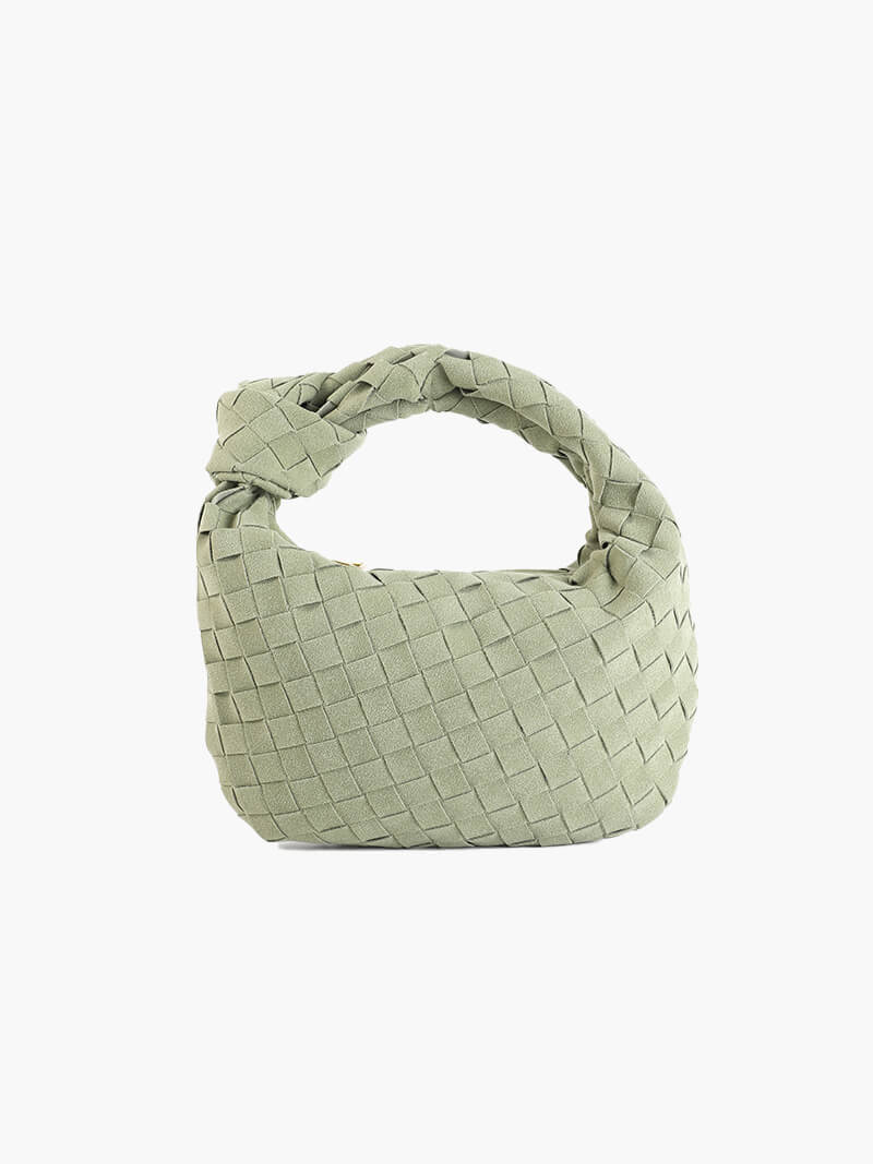Mila - Woven Bag Mini Suede