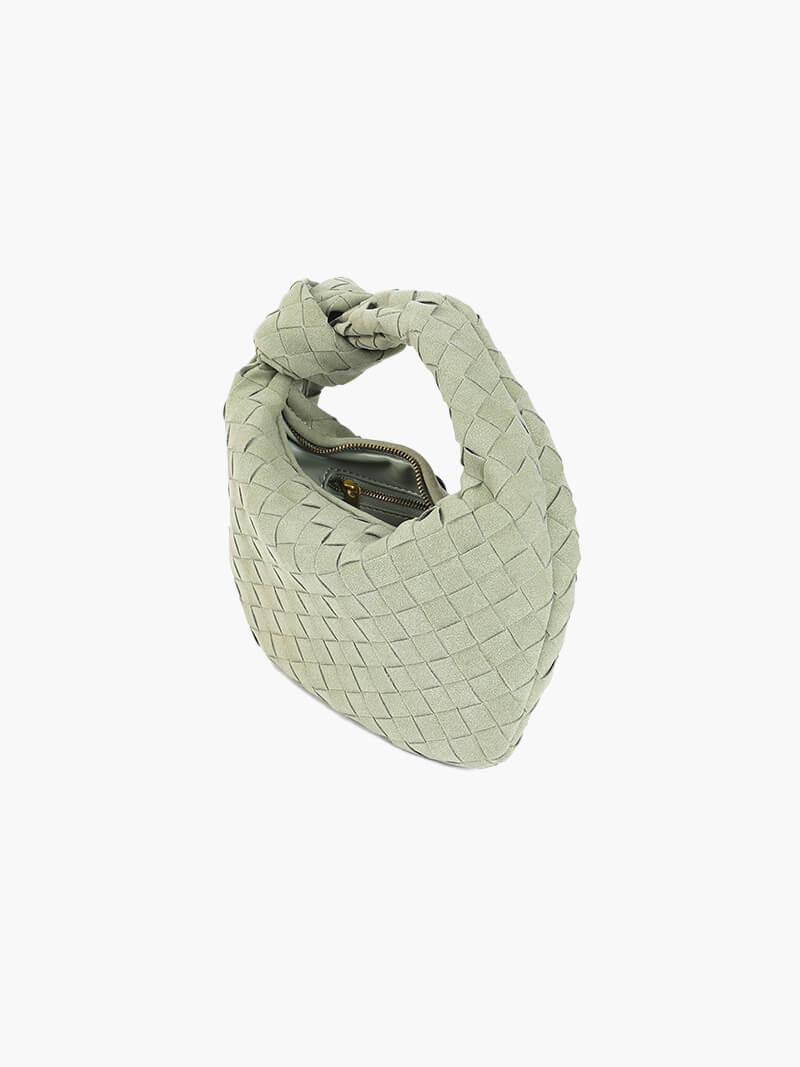 Mila - Woven Bag Mini Suede