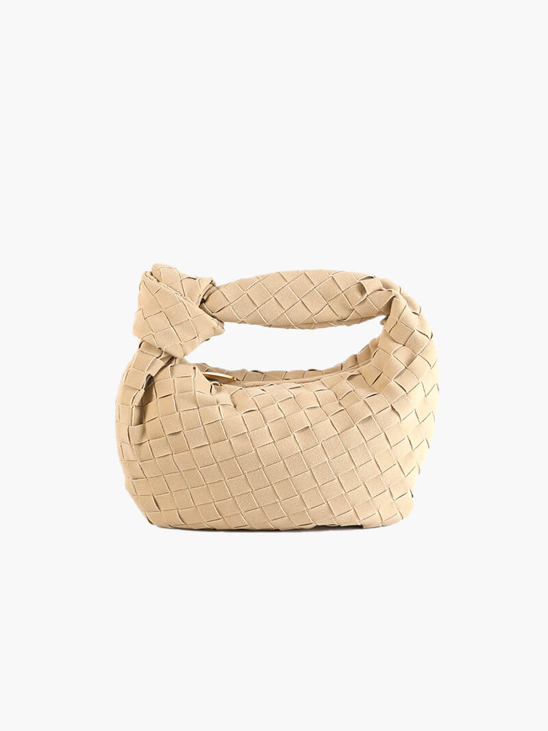Mila - Woven Bag Mini Suede