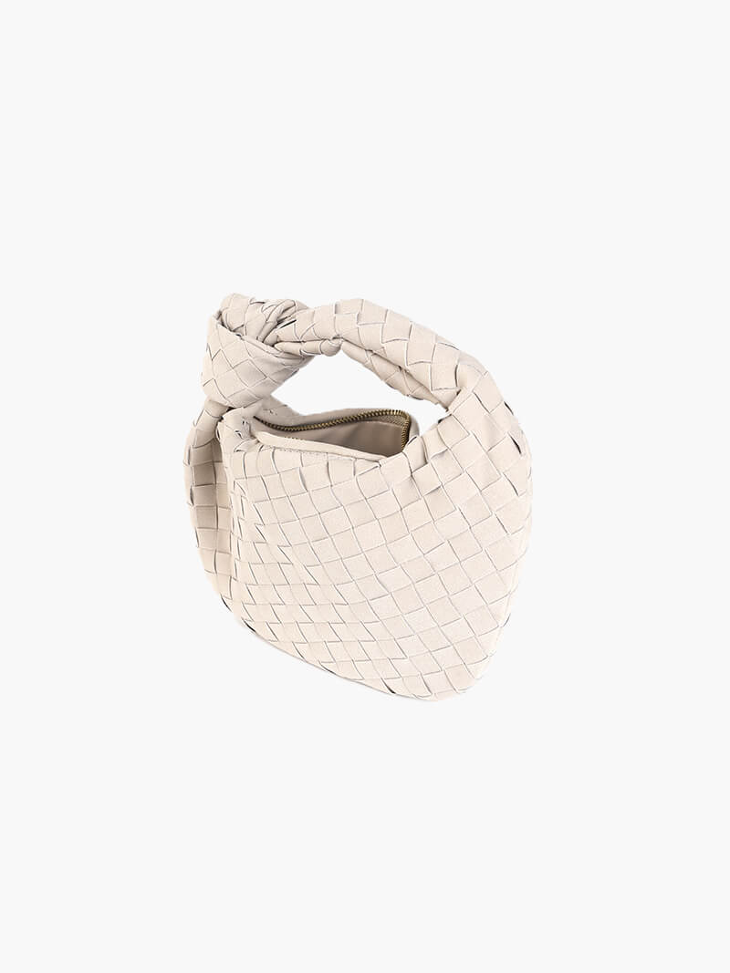 Mila - Woven Bag Mini Suede