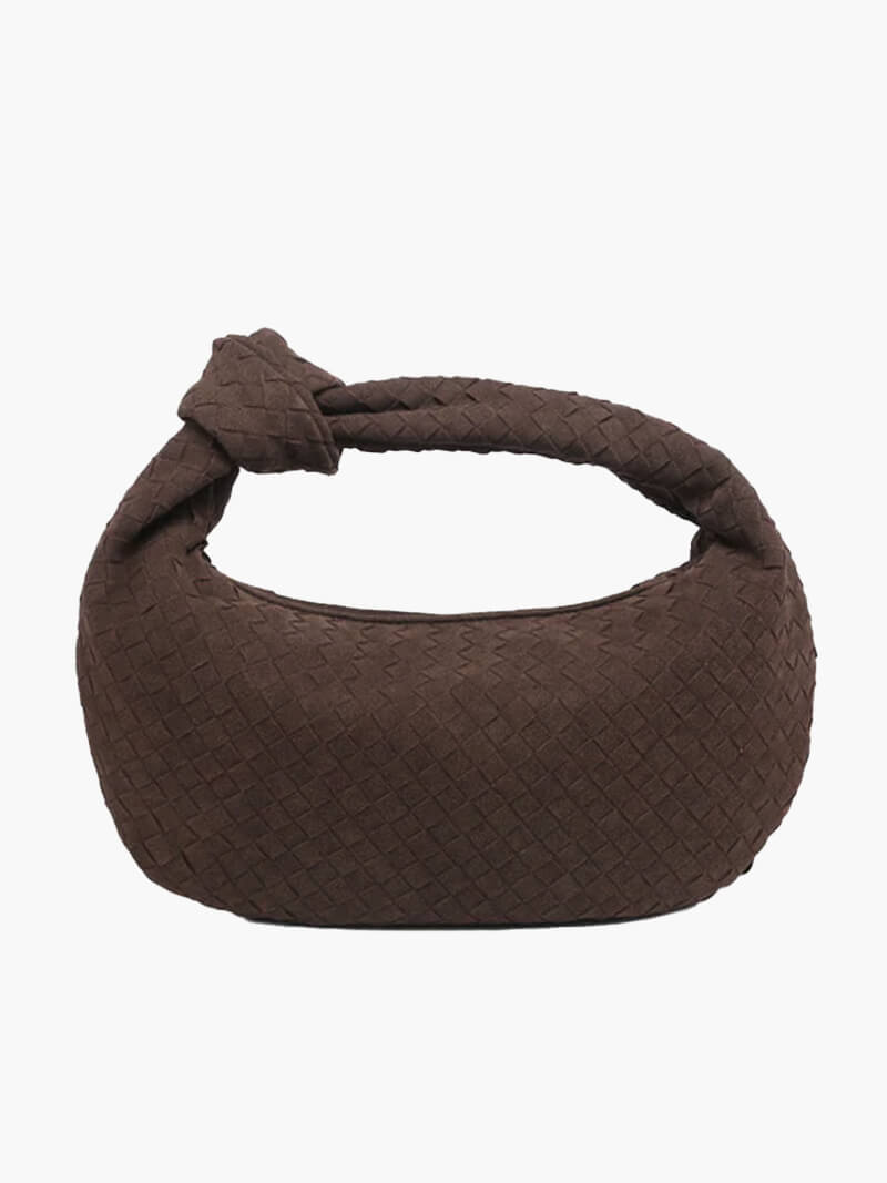 June - Woven Bag Suede Medium