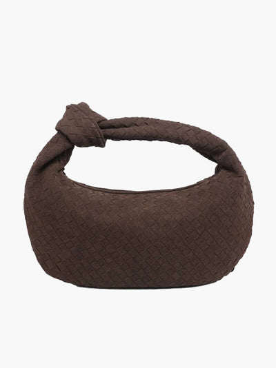 June - Woven Bag Suede Medium