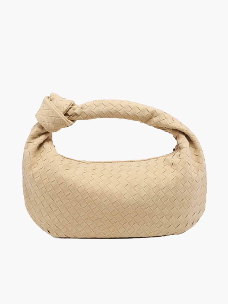 June - Woven Bag Suede Medium