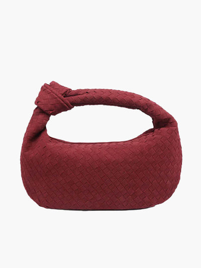 June - Woven Bag Suede Medium