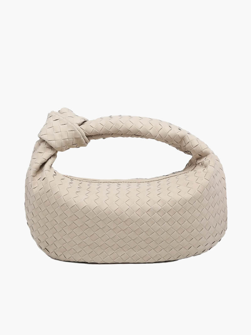 June - Woven Bag Suede Medium