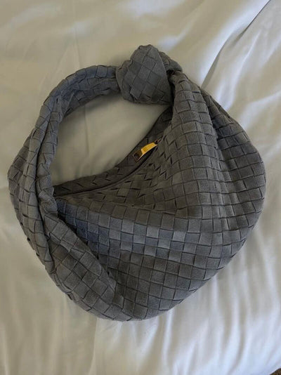 June - Woven Bag Suede Medium