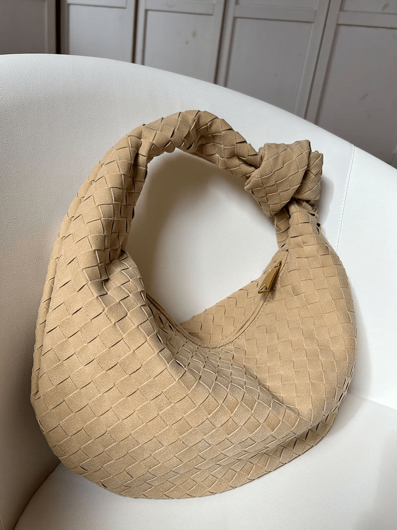 June - Woven Bag Suede Medium
