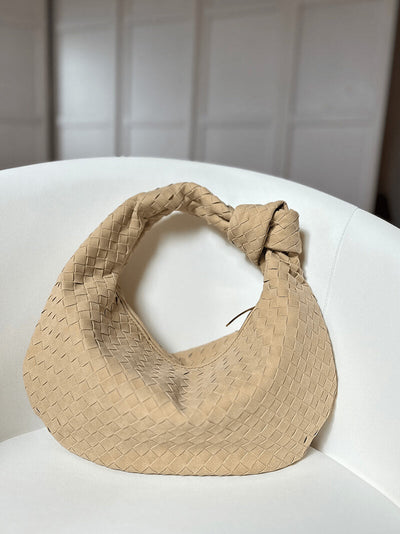 June - Woven Bag Suede Medium