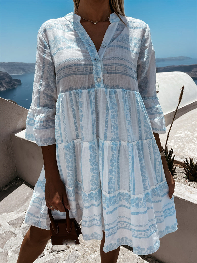 Lindsey - Boho Mini Dress