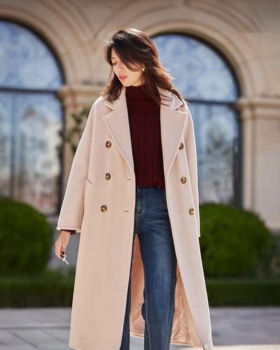 Laurie - Woolen Trench Coat