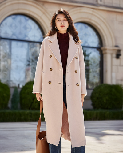 Laurie - Woolen Trench Coat