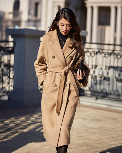 Laurie - Woolen Trench Coat