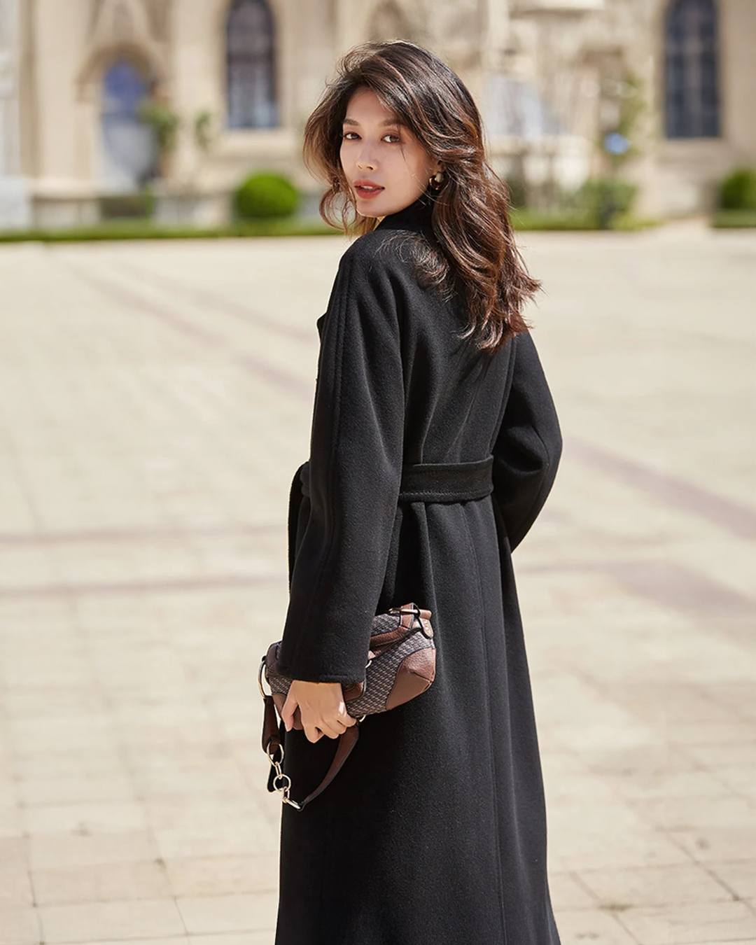 Laurie - Woolen Trench Coat