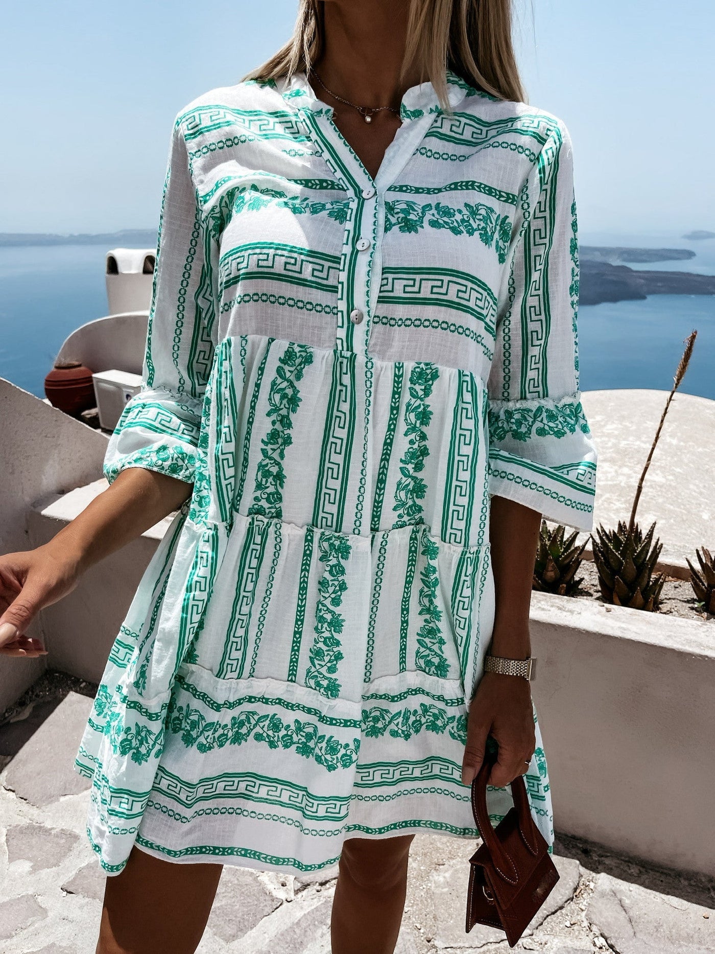 Lindsey - Boho Mini Dress