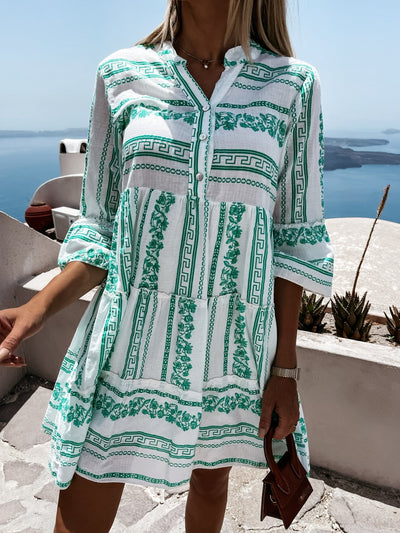 Lindsey - Boho Mini Dress