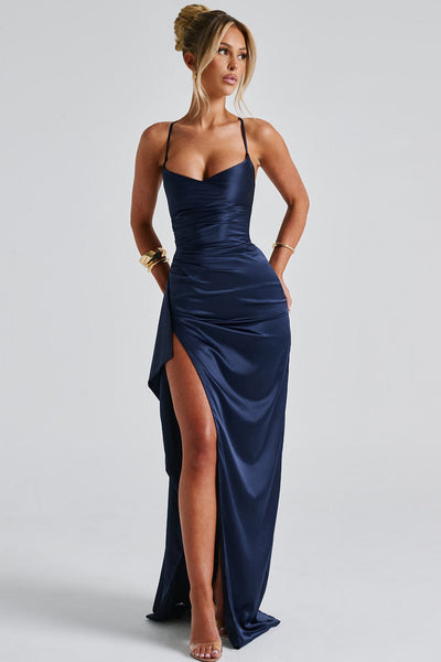 Melody - Navy Maxi Dress