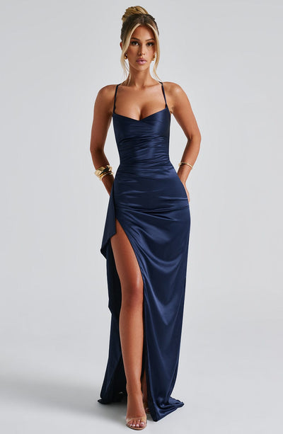 Melody - Navy Maxi Dress