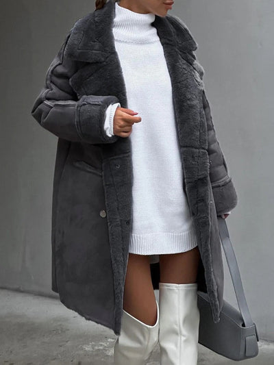 Rosalyn - Fur Faux Long Coat
