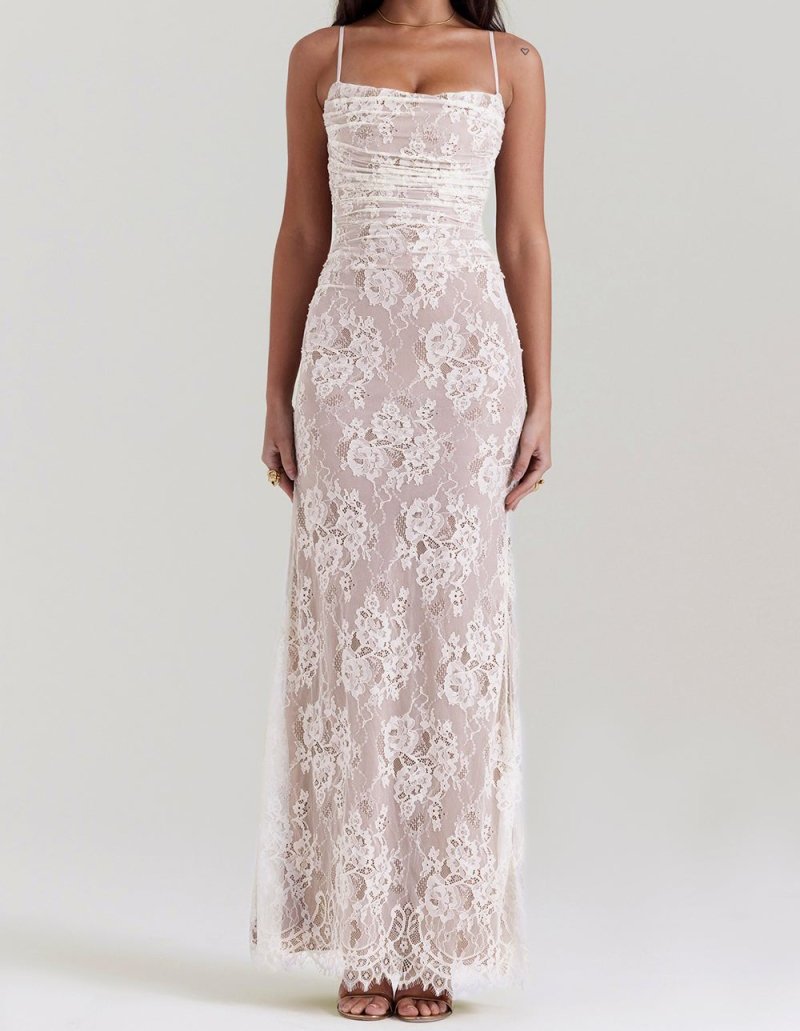 Nova - Lace Corset Maxi Dress