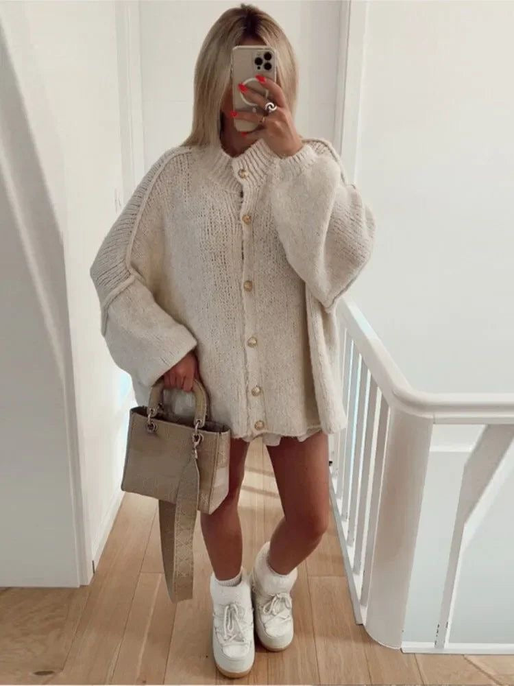 Alicja - Oversized Knit Cardigan