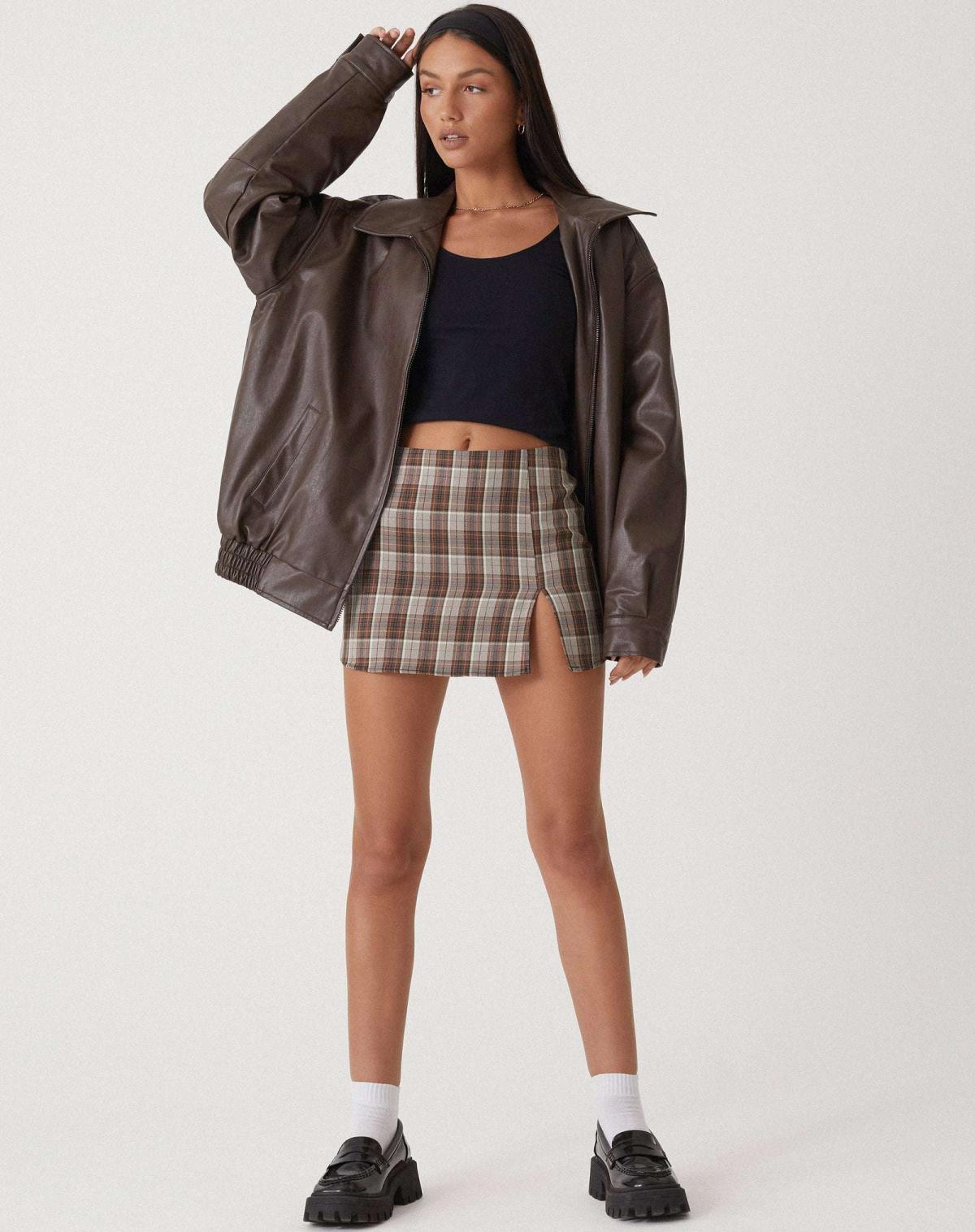 Cleo - Oversized Leather Jacket